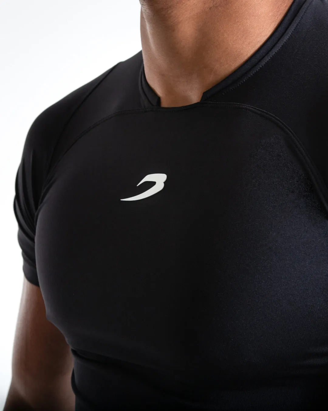 Saddler Compression T-Shirt - Black