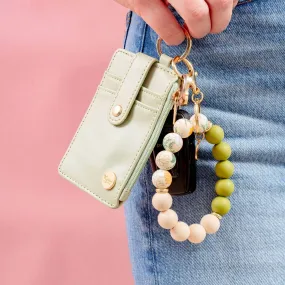 The Darling Effect Dash of Daisy Keychain Wristlet