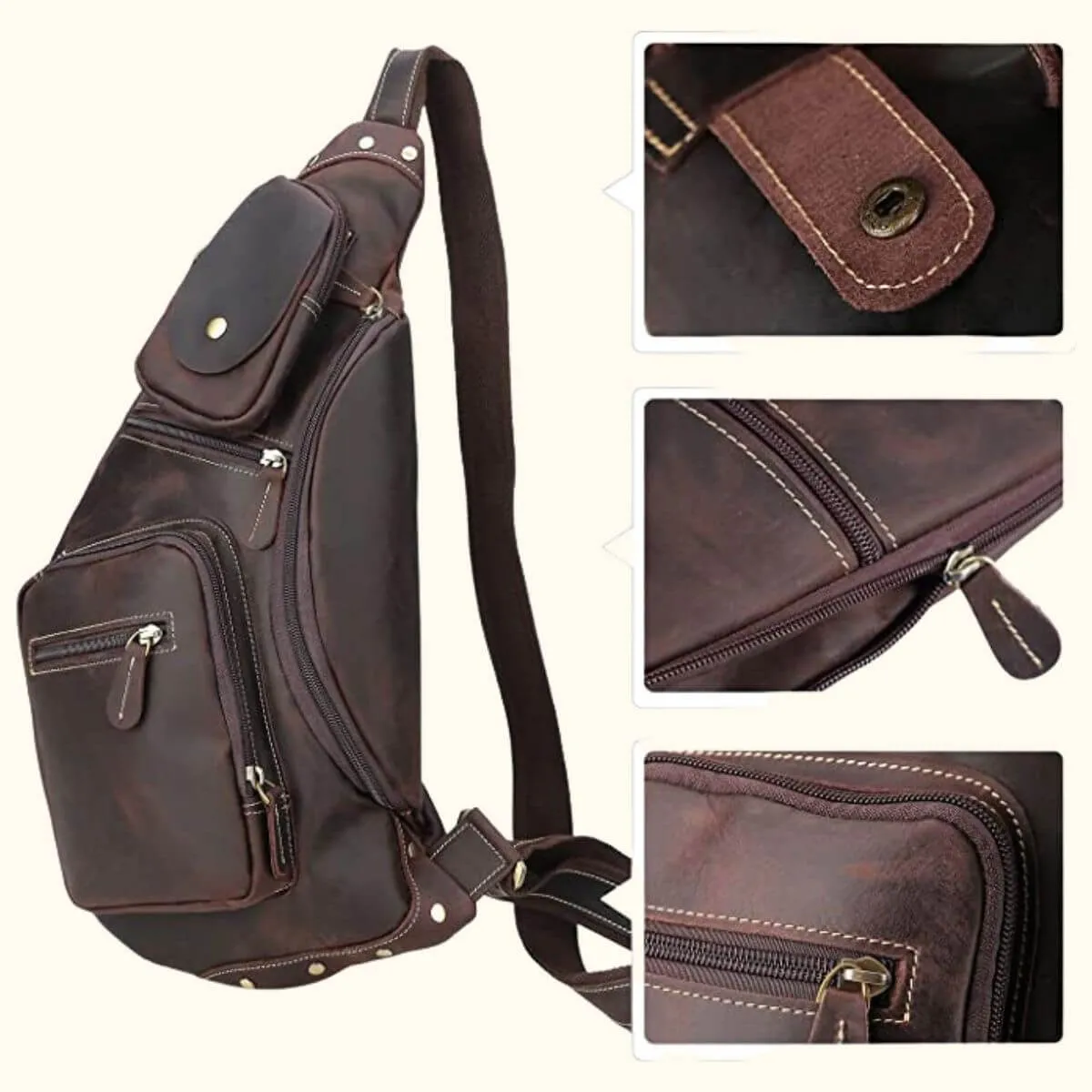 The Desert Trails - Mens Crossbody Sling Bag