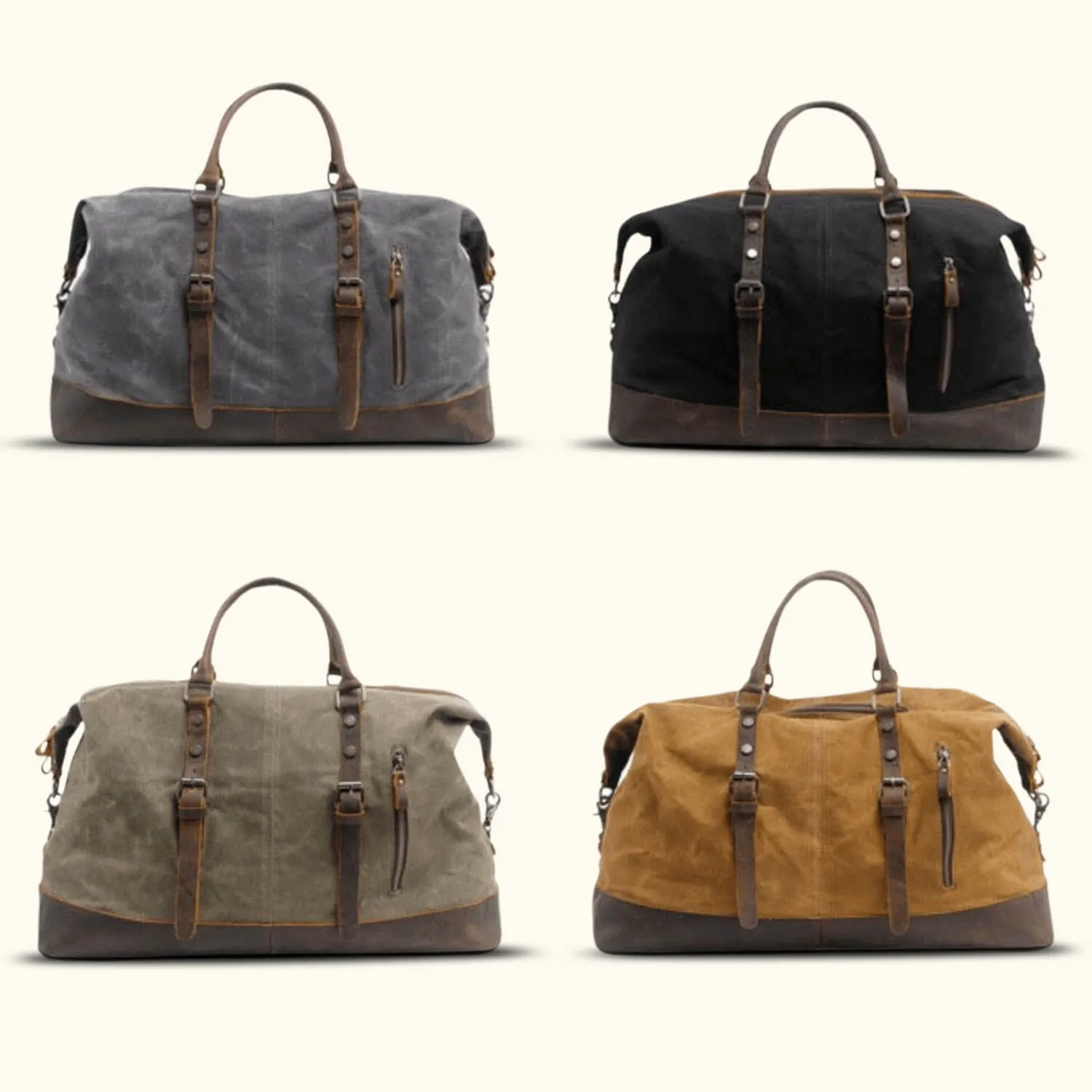 The Traveler's Haven - Waxed Canvas Carry on Bag