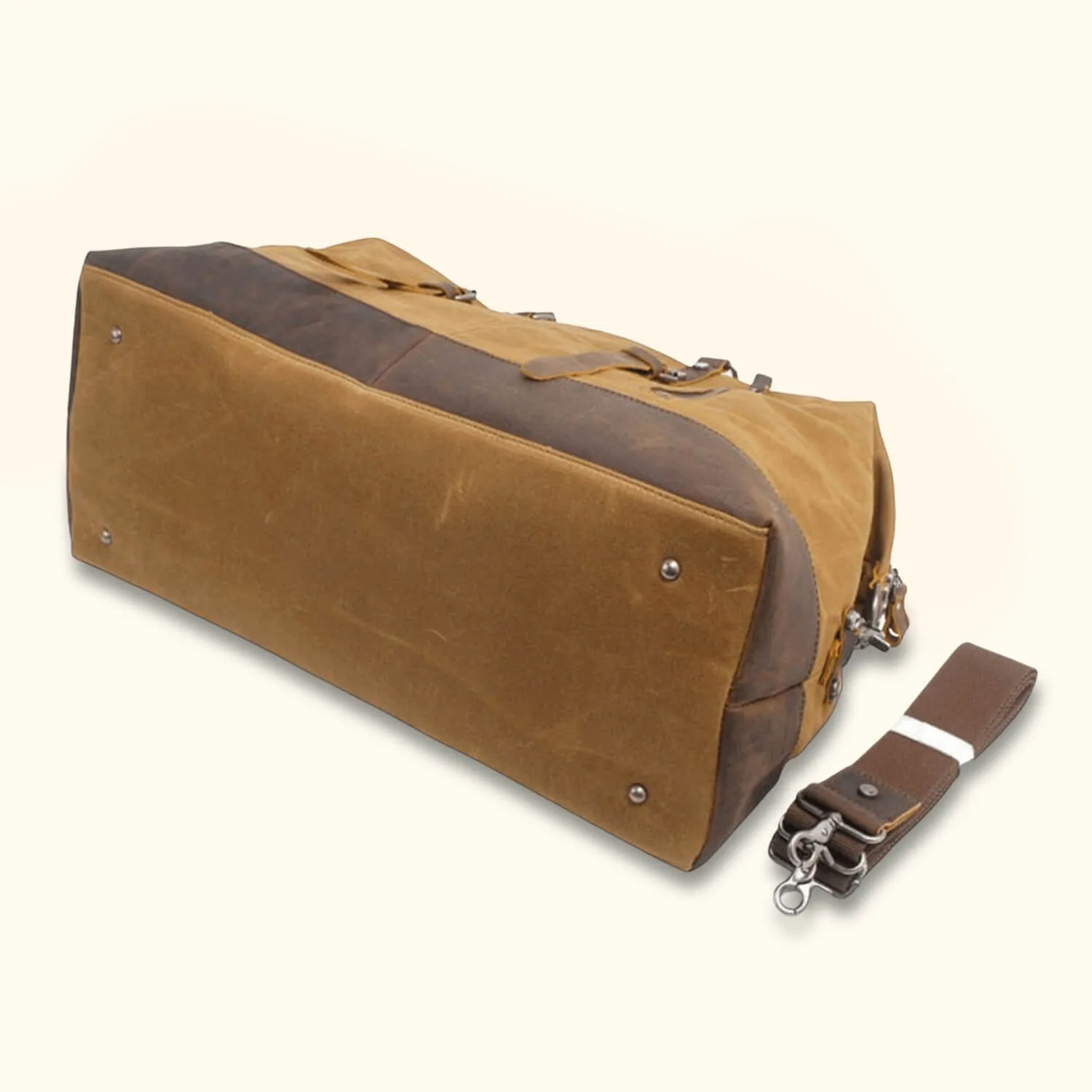 The Traveler's Haven - Waxed Canvas Carry on Bag