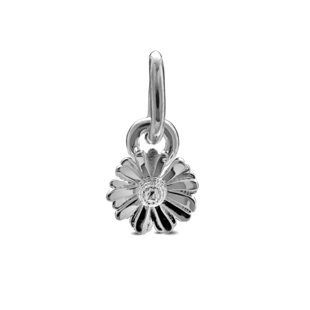 Tiny Daisy Silver Charm