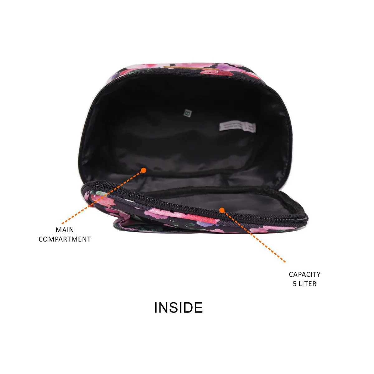 Top  Zip Dome Makeup Bag