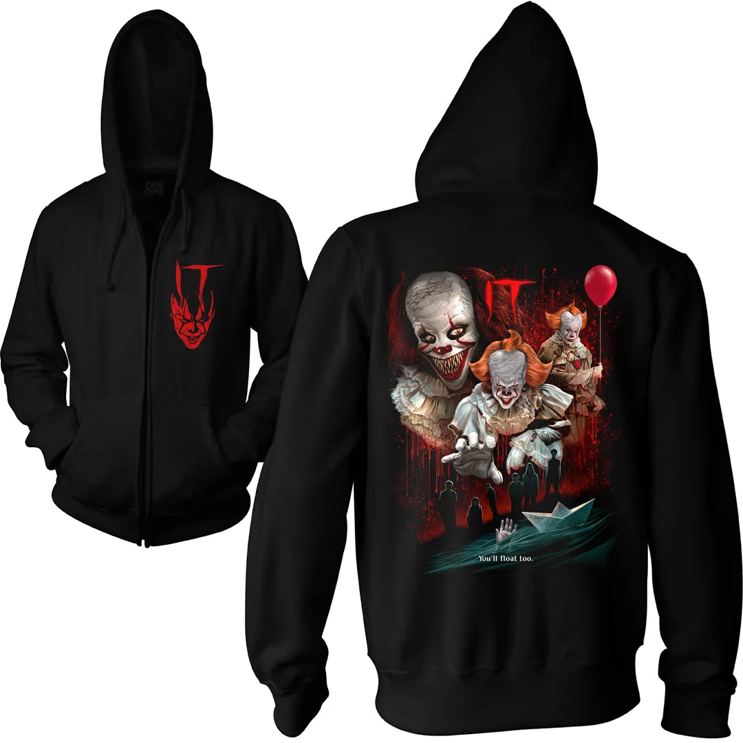 WE ALL FLOAT - ZIP-UP HOODIE