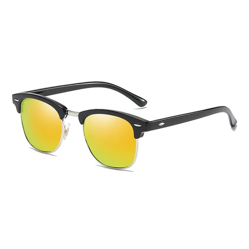 West Louis™ Designer Rivet Polarized Sunglasses