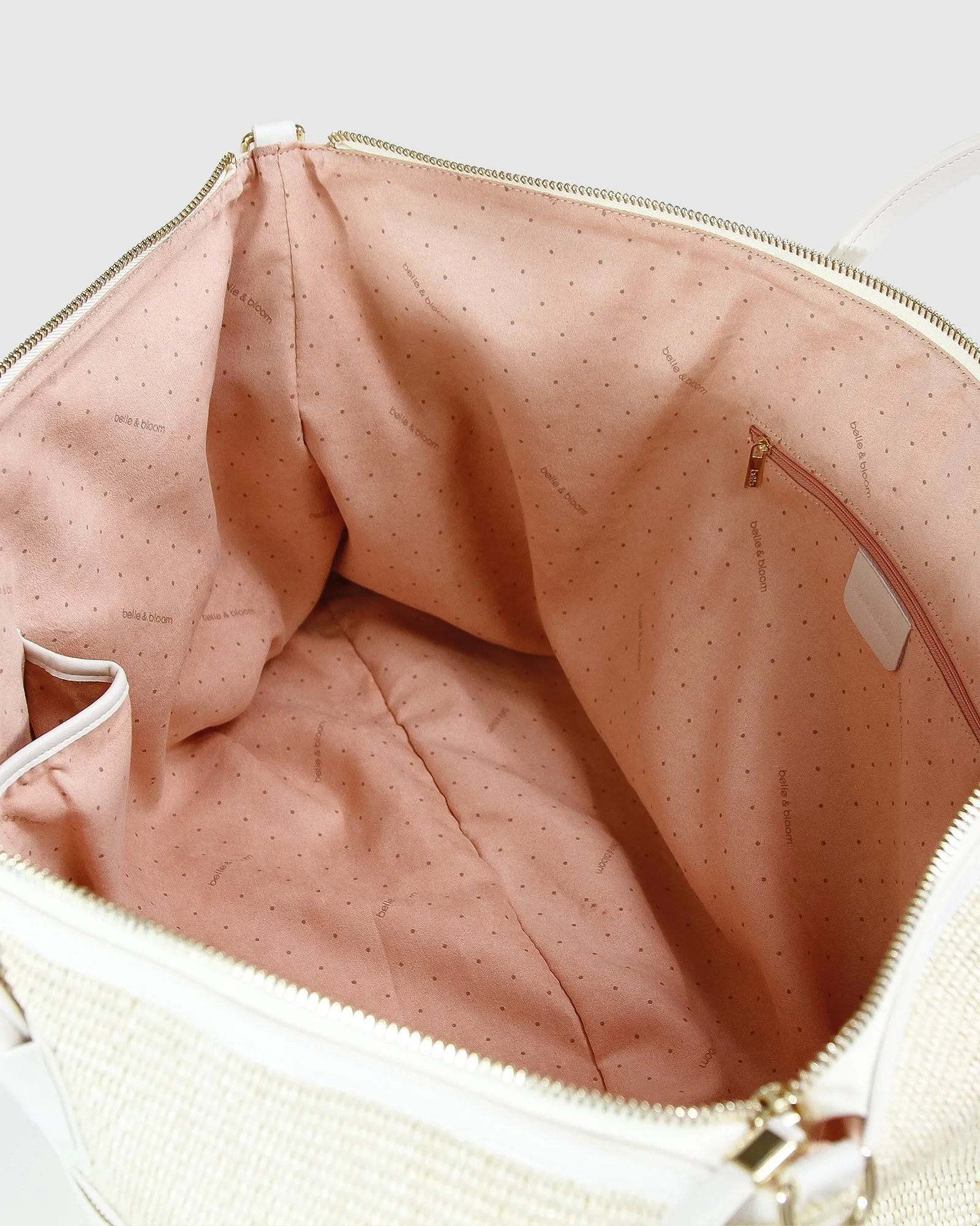 Wild Heart Weekender Bag - Natural Raffia